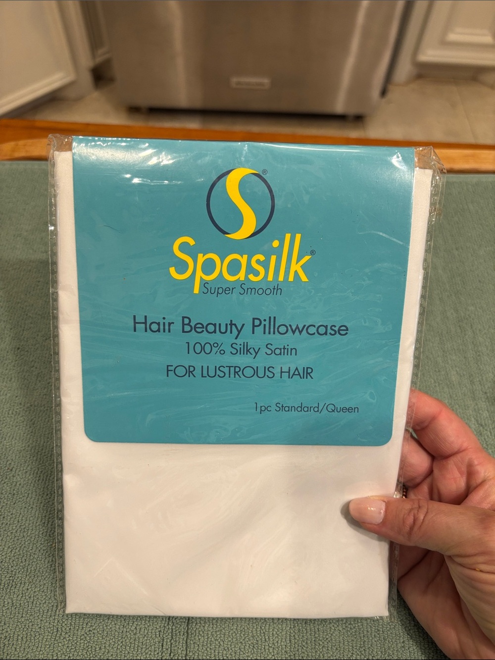 Spasilk White Hair Beauty Pillowcase - 100% Silky Satin